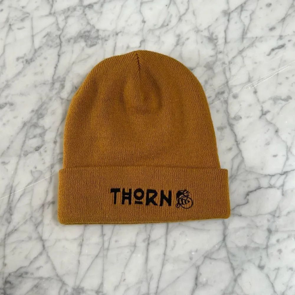 Thorn Cycling Beanie Gold OS NWOT